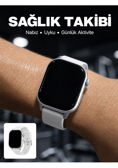 3 Kordonlu Akıllı Saat Bluetooth Arama Ve Akıllı Bildirim Destekli