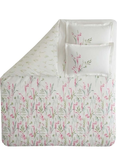 Yataş Bedding Hana Ranforce Çift Kişilik Nevresim Seti Pembe
