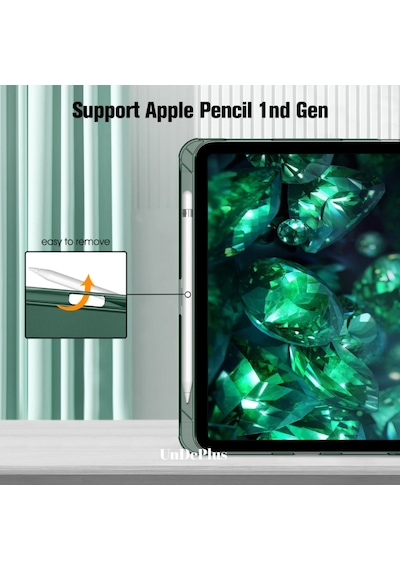 Apple Uyumlu iPad Air 11inç M2/m3 2025-2024 Kılıf Flip Cover Kalem Bölmeli Pc Case Kılıf