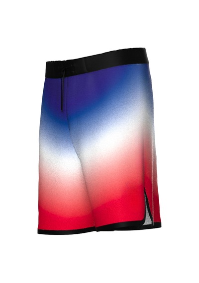 Pose I Down Nebula Surge Boardshort Beyaz  -  Kırmızı