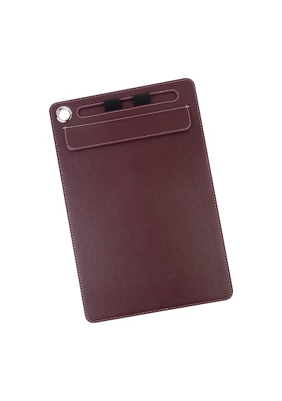 Kapaksız Sekreterlik Mıknatıslı Sanatsal Çizim A4 Rainbow Art Clip Board Vegan 23,5x35,5 Cm. Bordo