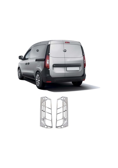 Renault Express Uyumlu 2021 Ve Üzeri Stop Çerçevesi 2 Parça Abs Krom Kaplama