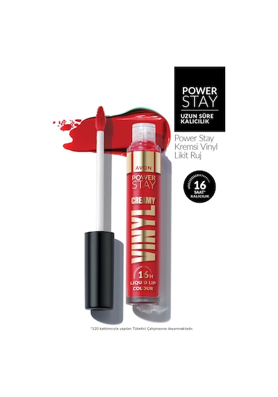 Power Stay Kremsi Vinyl Likit Ruj - In Command Coral 0