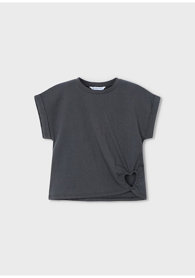 Mayoral Kız Çocuk Crop T-shirt 3006m Antrasit