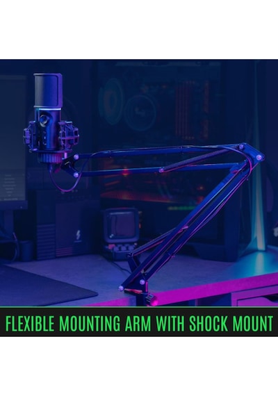 Mıc Arm Cardioid Rgb Siyah Yayıncı Mikrofonu