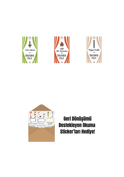 Vali Hanım Ciltli + Aşk Bir Zamanlar Ciltli + Neyzen Tevfik Ciltli + Okuma Sticker'ları