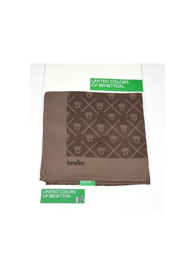 Benetton Elegante Uno Şal 1026 Koyu Kahve