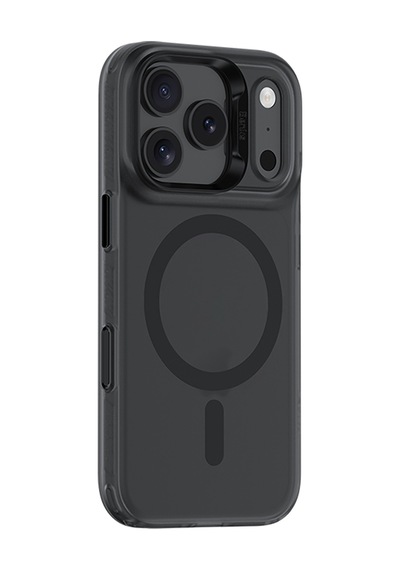 Apple Uyumlu iPhone 17 Pro Kılıf M-safe Şarj Özellikli Benks Lucid Armor Kapak Siyah