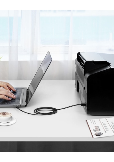 Ugreen Usb Type-c To Usb B Yazıcı Kablosu 2 Metre Siyah, 50446