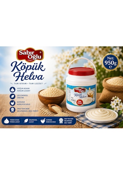 Sabıroğlu Köpük Helvası 950 G