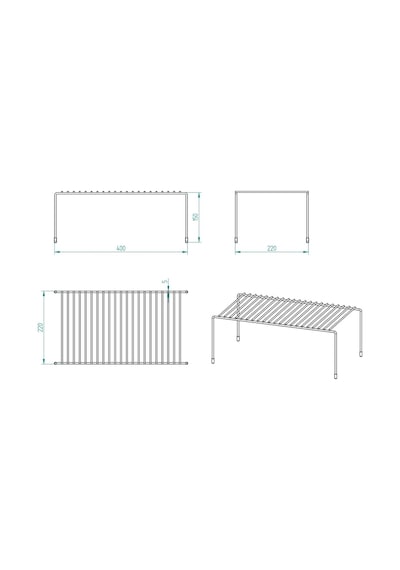Tel Organizer Dolap Depolama Rafı 22x40cm Beyaz 2 Genel