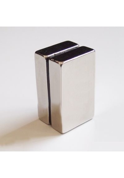 2 Adet 40Mm X 25Mm X 10Mm Köşeli Güçlü Neodyum Mıknatıs