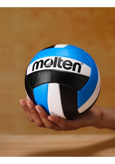Molten Mini Voleybol, Siyah/mavi V200-blk/blu Açık Gri