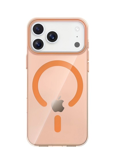 Joko Apple İphone 17 Pro Max Pc Blank Magsafe Kapak - Turuncu 0.2M-Çok Renkli