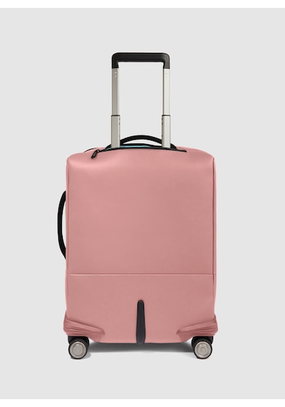 Piquadro Pembe Kabin Boy Çekçekli Kumaş Valiz Bv6377c2ow