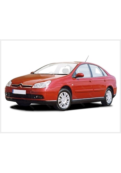 Citroen C5 Krom Cam Çıtası 6 Prç 2004-2008 Arası P.Çelik