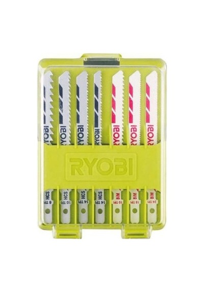 Ryobi Rak10Jsb 10 Parça T Tipi Ahşap-Metal Dekupaj Bıçak Seti N11.1104