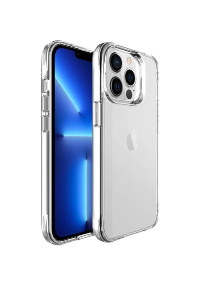 Apple Uyumlu iPhone 13 Pro Max Şeffaf Kılıf Ultra İnce Airbag Tasarımlı Sararmaz Telefon Kılıfı
