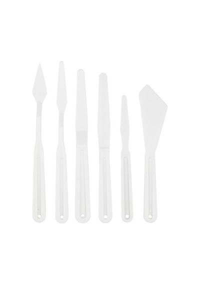 Plastik Spatula 5'Li Set