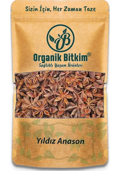 Organik Bitkim Yıldız Anason İri Taneli 250 G