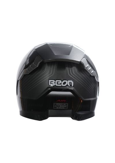 Beon B-507 Full Face FF01 Kapalı Motosiklet Kaskı Gri - Siyah