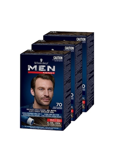 Schwarzkopf Perfect Erkek Saç Boyası 70 Koyu Kahve