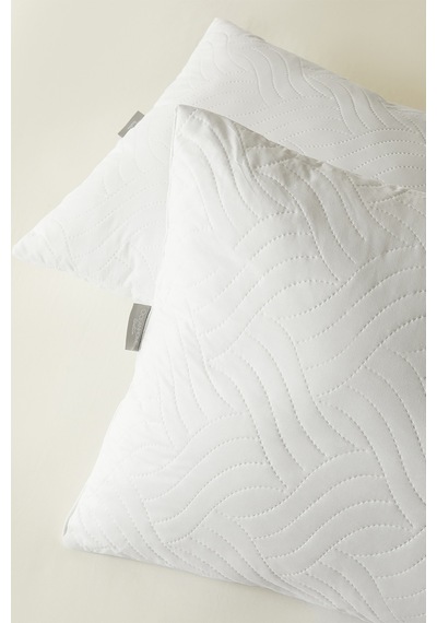 Ocean Home Textile 900 Gr Kapitoneli Silikon Yastık 50 X 70 Cm Beyaz