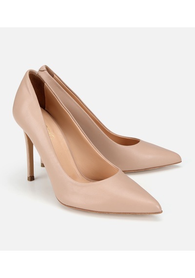 Hotiç Kadın Deri Bej Yüksek Topuklu Stiletto 01ayh322810a330 01ayh322810a330