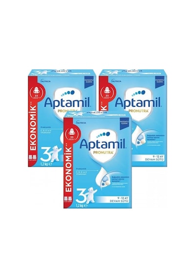 Aptamil 3 Pronutra Devam Sütü 1200 G 9-12 Ay X 3 Adet PKT.APTAMIL.102