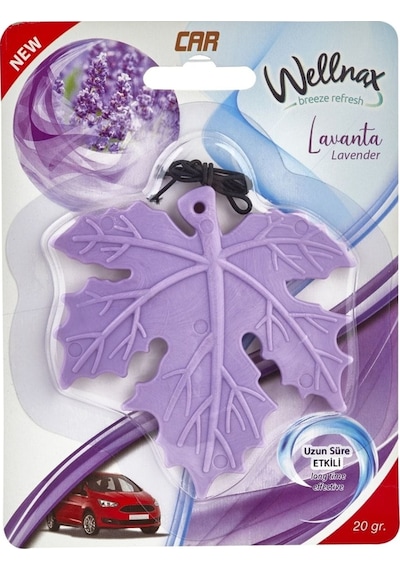 Wellnax Yaprak Oto Kokusu Ferahlatıcı Tropikal, Lavanta, Limon, Mango, Vanilya 5 Adet