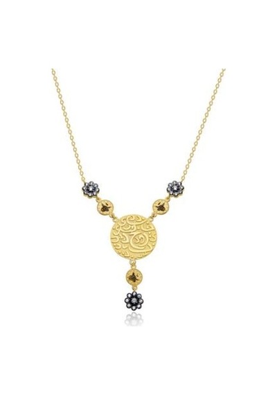 Diamond Line-Gülaylar - Pembe Altın 14 Ayar Dualı Kolye 332976329