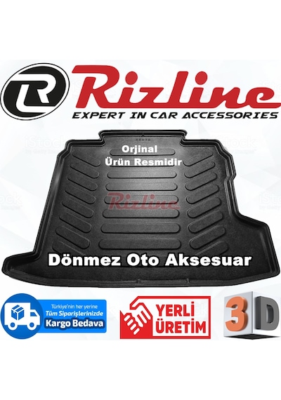Opel Astra H Sedan 3D Bagaj Havuzu Paspası 2008 Sonrası Rizline N11.16581