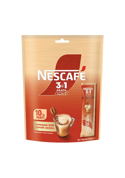 Nescafe Gold 3in1 Yumuşak İçim 17,5 Gr 10 Lu X 2 Adet Çözünebilir