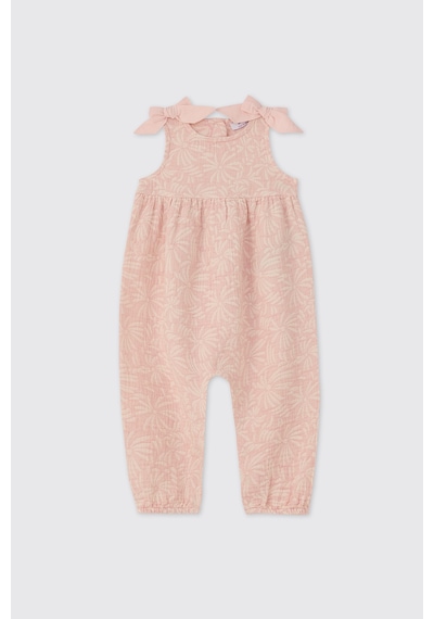 Panço Yenidoğan Pudra Müslin Tulum Pembe 2611GN30003