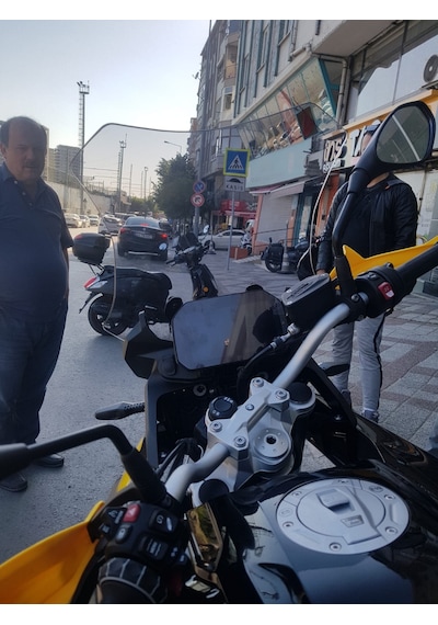 2018-24 Bmw F750 Gs Uzun Ön Cam Açık Füme Zeus 4Mm 52Cm F 750Gs