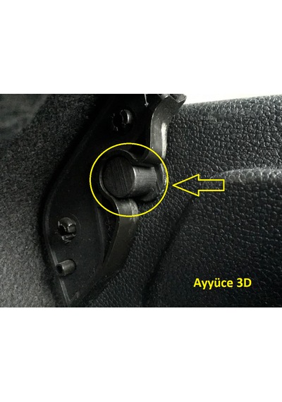 Ayyüce 3d, Skoda Fabia Pandizot Tutucu Pimi, 2 Adet, Siyah