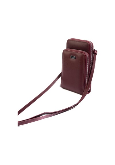 Silver Polo Sp1011 Kadın Telefon Çantası Düz Bordo-bordo
