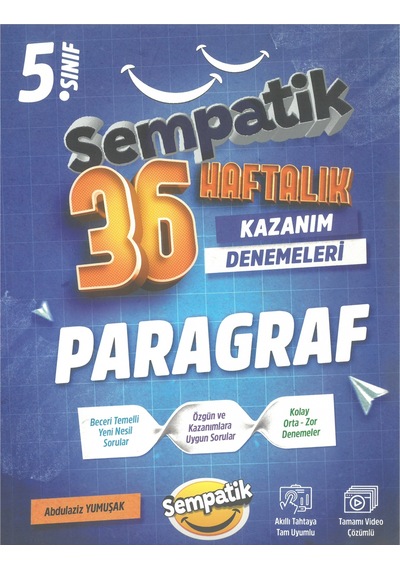 Ünlüler Karması 5. Sınıf Sempatik Serisi Paragraf 36 Haftalık Kazanım Denemeleri
