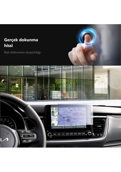 Kia Stonic 8 İnç Multimedya Ekran Koruyucu Nano Şeffaf