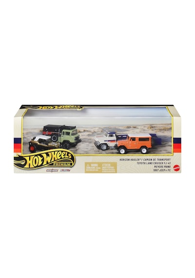 Hot Wheels Premium Collector Setleri, 3 Araba Ve 1 Tır, Sergilenmeye Uygun, Jhw42 Karışık