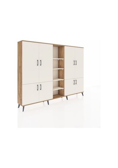 Arges Dolap 14 Raflı 8 Kapaklı 220x30x163 Çam-aytaşı Aytası - Atlas Çam Arges Dolap 14 Raflı 8 Kapaklı 220x30x163 Çam-aytaşı Aytası - Atlas Çam