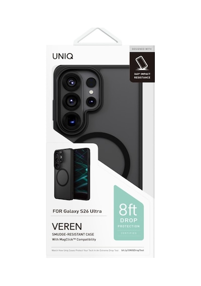 Samsung Uyumlu Galaxy S26 Ultra Kılıf Veren Serisi Buzlu Transparan Şık Tonlama Koruyucu Magsafe Kapak Siyah Samsung Uyumlu Galaxy S26 Ultra Kılıf Veren Serisi Buzlu Transparan Şık Tonlama Koruyucu Magsafe Kapak Siyah