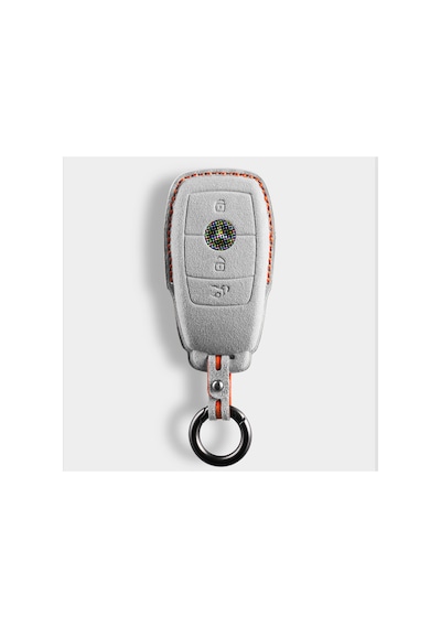 Mercedes Uyumlu B C E Sinifi C180 C200 W205 W213 E200 300 Anahtar Kilifi Alakantra Gri