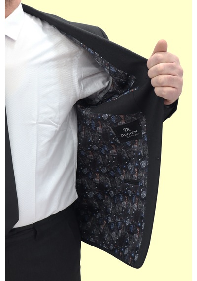 Duayen Dmctekstil Erkek İnce Çizgili İtalyan Kesim Dar Kalıp Jogger Pantolonlu Dar Paçalı Çift Düğme Yelekli Likralı Takım Elbise Siyah Duayen Dmctekstil Erkek İnce Çizgili İtalyan Kesim Dar Kalıp Jogger Pantolonlu Dar Paçalı Çift Düğme Yelekli Likralı Takım Elbise Siyah