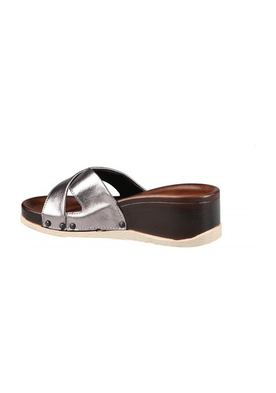 Pierre Cardin Pc-3217 Ortopedik Platin Kadın Terlik Platin