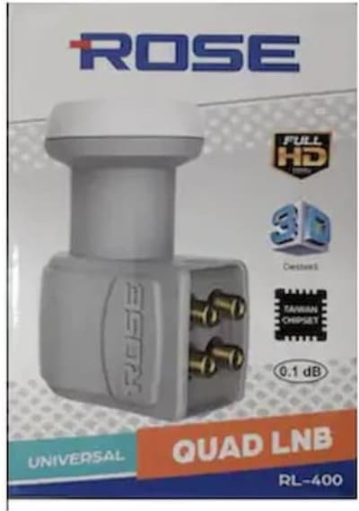Rose Dörtlü Quad Dört Çıkışlı Lnb