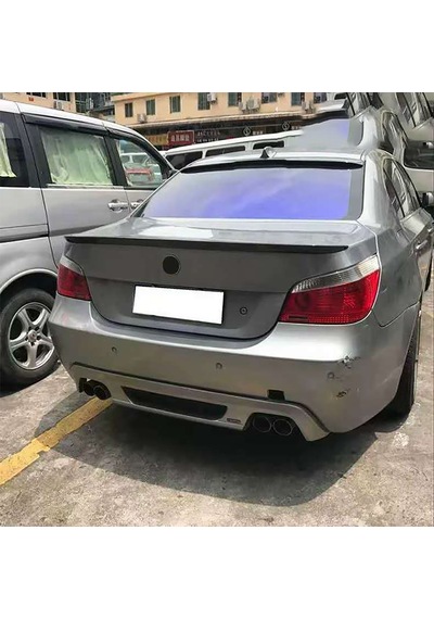 Bmw E60 İnce Bagaj Üstü Spoiler Parlak Siyah Spoyler Plastik İthal 2004-2010