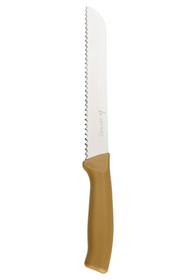 Aryıldız Rexa Tırtıklı Ekmek Bıçak Gold 19 Cm Renkli