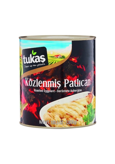 Tukaş Köz Patlıcan 2,85 Kg - Pratik Ve Lezzetli Közlenmiş Patlıcan 2'li Ekonomik Paket - 2 Adet Tarı
