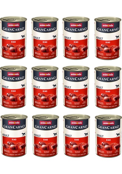 Animonda Gran Carno Sığır Etli Köpek Konserve 400 G X 12 Adet